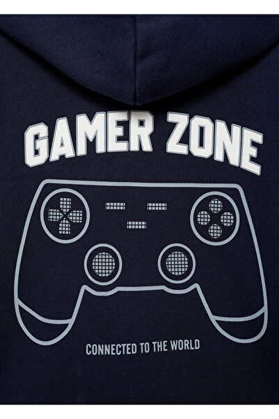 MANGO Erkek Çocuk Lacivert Sweatshirt