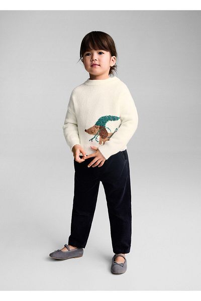 MANGO Natürlicher Baby-Mädchen-Pullover 77009252