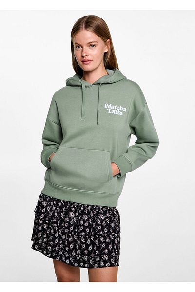 MANGO Green Girl's Sweatshirt 77028274
