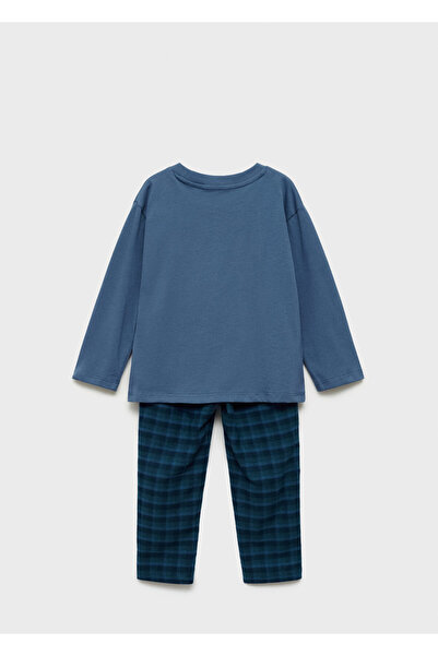 MANGO Erkek Bebek Mavi Pijama Altı
