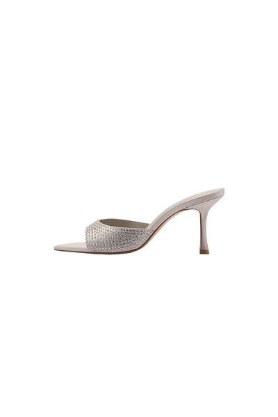 MANGO Gray Women's Sandals 77093291