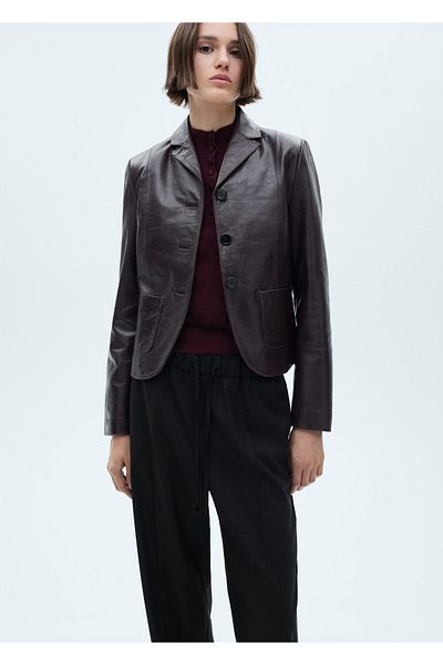 MANGO Woman Women's Black Pants 77935663 -99