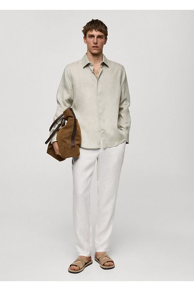 MANGO Woman Water Color Men's Shirt 77020580