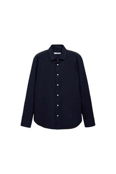 MANGO Cămașă pentru bărbați bleumarin 77087923