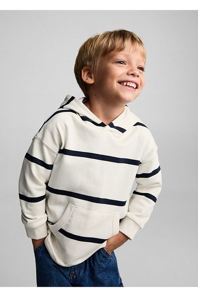 MANGO Woman Baby Boy Ice Color Sweatshirt