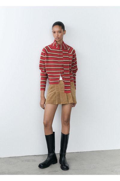 MANGO Red Women's Cardigan 77028635