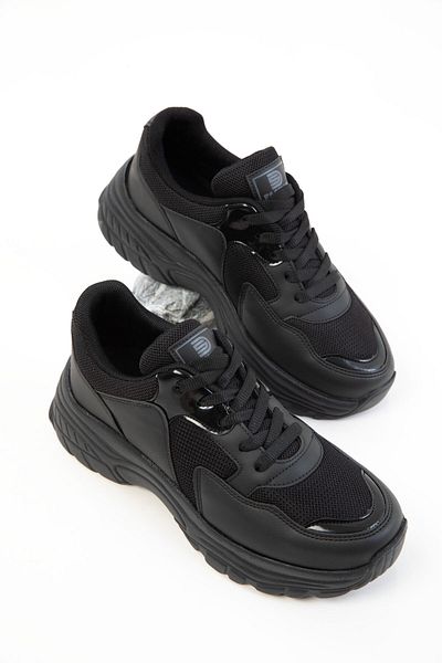 SOHO Black-Black Women's Sneaker 20590