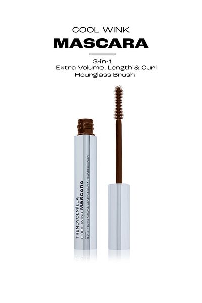 Trendyolmilla Beauty Braune Wimperntusche mit langem Lockenrock – extra Volumen TKZAW25MS00002