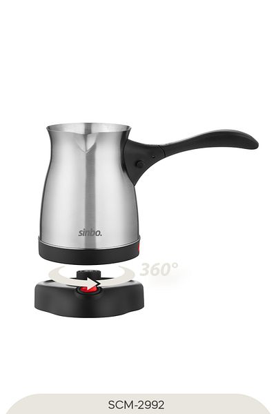 Sinbo ماكينة صنع القهوة التركية الكهربائية Scm-2992 (مع مقبض قابل للطي)