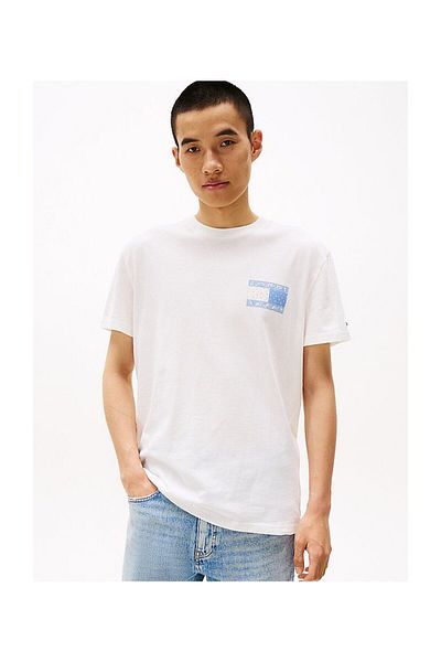 Tommy Hilfiger Męska koszulka TJM REG PAISLEY FLAG TEE EXT