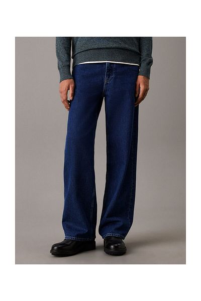 Calvin Klein Ανδρικό τζιν παντελόνι με κανονική μέση χαλαρή εφαρμογή J30J3273991BJ 90'S LOOSE