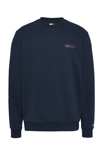 Tommy Hilfiger Herren-Sweatshirt mit Tjm-Grafik-Logo – Marineblau
