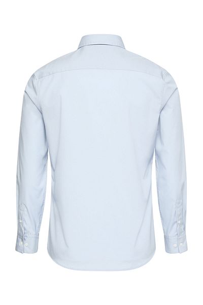 Calvin Klein LS SOLID SUPIMA STRETCH SLIM SHI