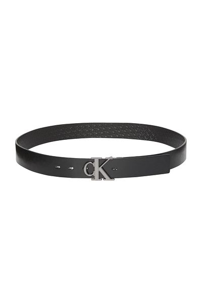 Calvin Klein PŘEZANÁ PLAKETA S MONOGRAMEM 35MM, NASTAVITELNÁ/