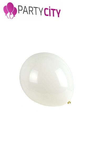 Party City 100pcs 12inch White Latex Balloon