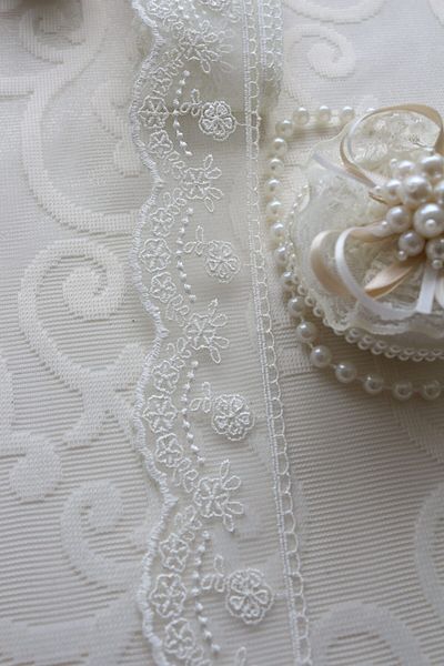 SHERLOCK HOME Legendary Guipure Lace Cream 8f0017