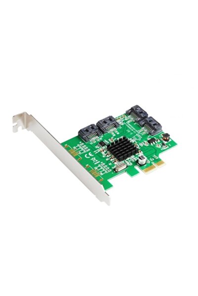 Alfais 4245 Pci Express Pci E 4x Sata 3 Iıı Çoklayıcı Kart 4 Port Hdd Uyumlu