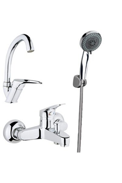 Akçay Su Armatürleri Akçay Banyo Takım ( Irem Banyo - Irem Kuğu Lavabo - Sera...