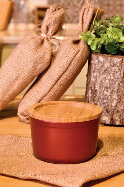 Bambum Slalom Cooking and Storage Container Red 12cm
