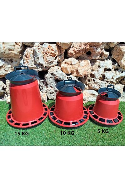 Doğalsan Tarım Food Bowl 15 Kg 1 Piece Chicken Food Chick Food Bowl Winged Animal Food Quail Cake Food Bowl