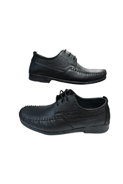 Mr.white Mr740-020 Чоловічі чорні класичні черевики на шнурівці