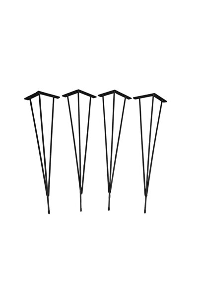 Presto Klump Metal Firkete Ayak Masa Sehpa Ayağı 4 Adet