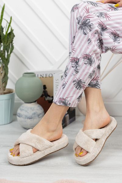 Moda Frato Modafrato Smt-02 Cross női beltéri papucs téli gyapjú papucs