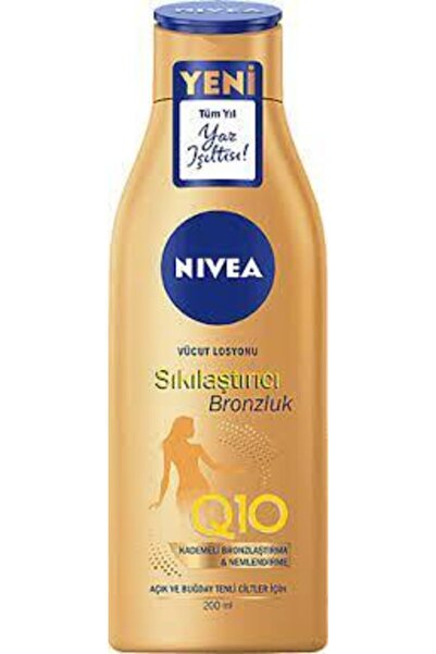NIVEA Q10 Sıkılaştırıcı & Bronzlaştırıcı Vücut Losyonu 200 Ml