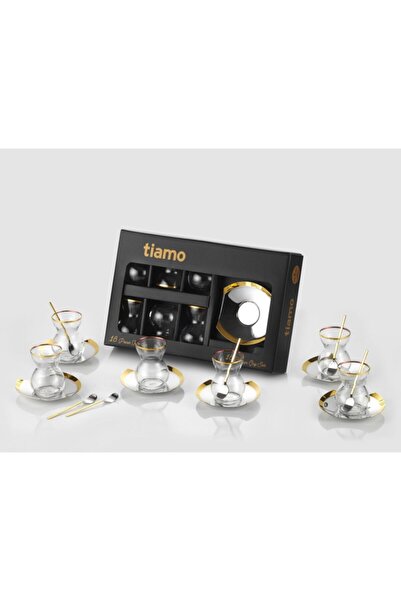Tiamo Areo Gold 18 Parça Çay Seti