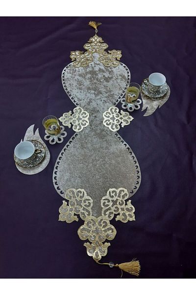 SEHARA Runner/ranir/tablecloth/coffee table Cover/velvet/fancy/5 Pieces