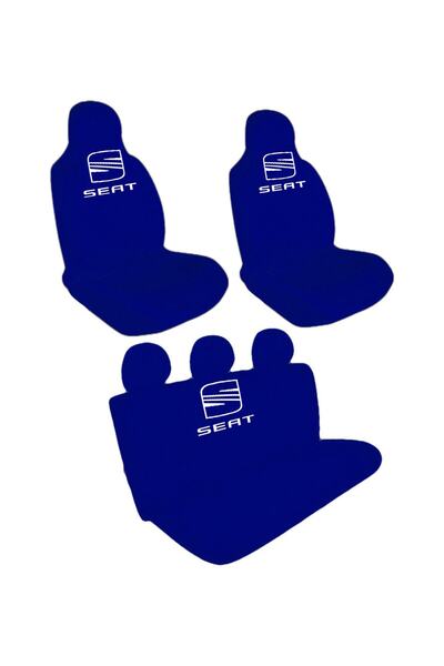 Öziron Seat Leon Fr Araba Koltuk Kılıfı Amblem Logo Baskılı Penye Servis Kılı...
