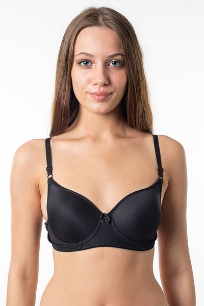 A&K ZÜMRA Γυναικείο Μαύρο Κλασικό Σουτιέν με Underwire Support
