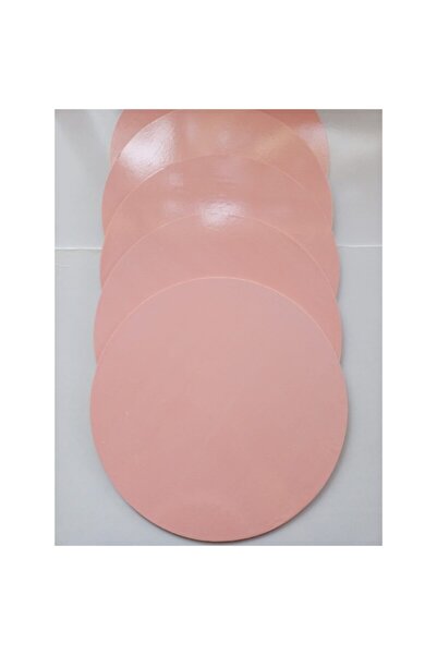 kutula 32 30 Çap Mdf Pasta Altlığı Pembe