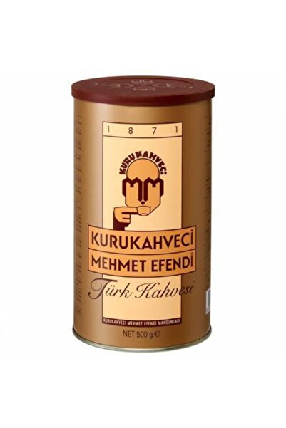 Mehmet Efendi Kurukahveci Mehmet Efendi Türk Kahvesi Teneke 500 G X 6 Adet