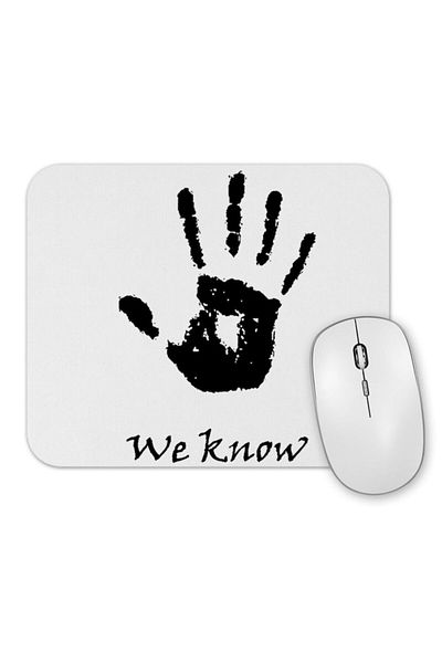 Baskı Dükkanı Skyrim We Know Mouse Pad