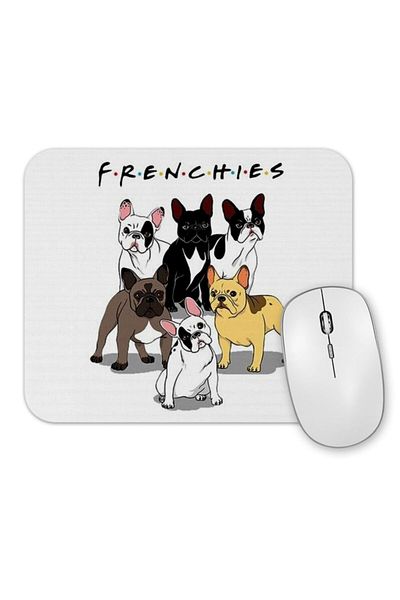 Baskı Dükkanı Подложка за мишка Frenchies Pups.jpg