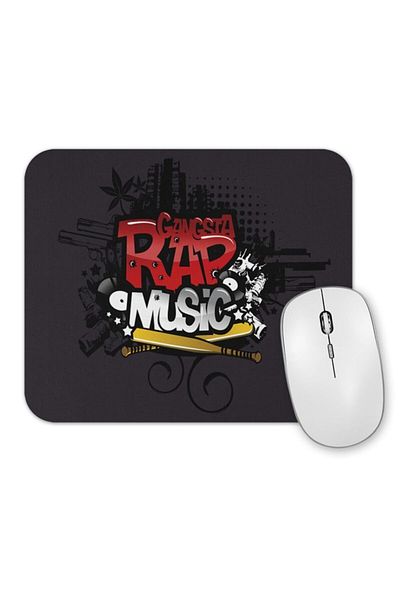 Baskı Dükkanı Gangsta Rap Music Μουσική 21 Mouse Pad