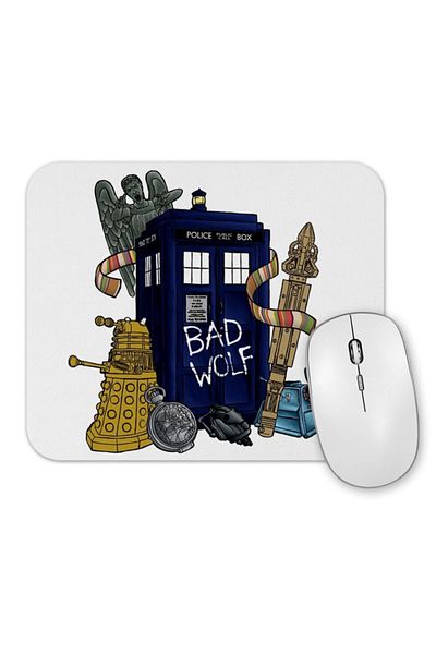 Baskı Dükkanı Doctor Who Tardis Mouse Pad