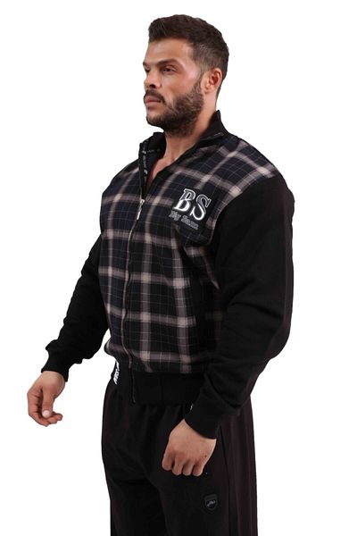 Big Sam Plaid Black Jacket 3585