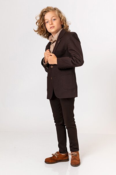 incity Кафяво яке за момче