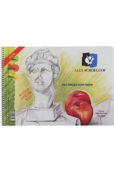 Alex Schoeller Drawing Book Spiral 25 X 35 120 gr 15 Sheets
