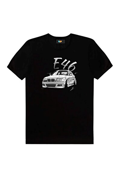 GALASHOP Bmw E46 Tuning Siyah Unisex Tshirt Model 238