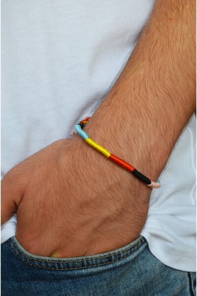 Bidüğüm Unisex Dance Bracelet - Friend Friendship Design, Colorful Bracelet