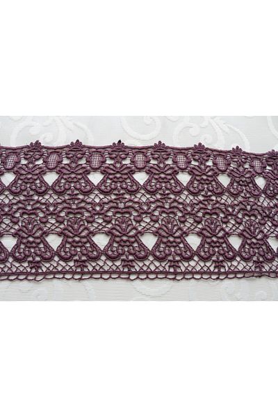SHERLOCK HOME Guipure Tape Plum-g19363 (3 Meters)
