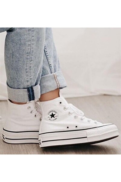 Converse Chuck Taylor All Star Lift Висока підошва Жіночі спортивні кросівки Білі 560846c V2