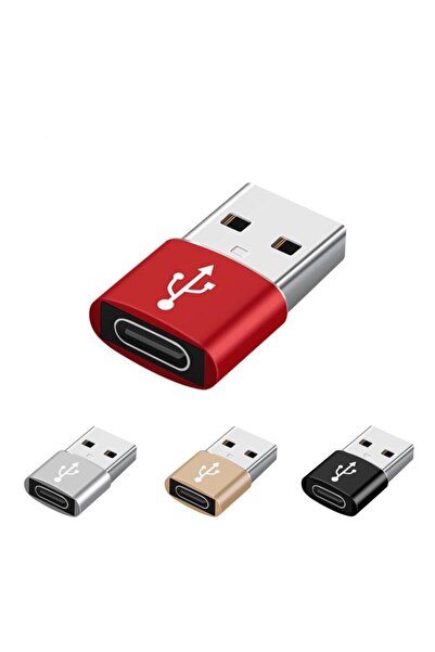 İstaTek Erkek Usb To Dişi Type-c Çevirici Data Otg Adaptör Dönüştürücü