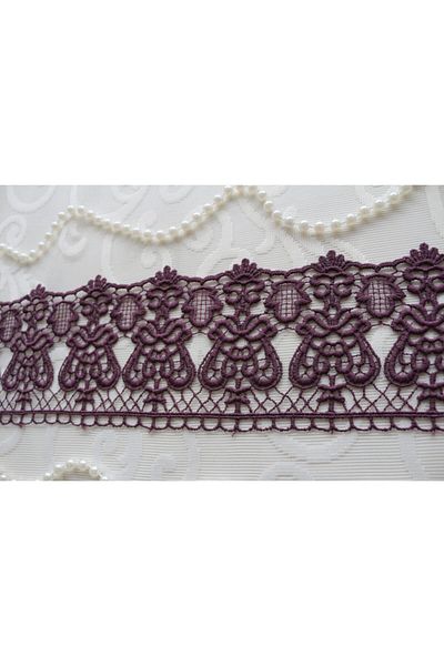SHERLOCK HOME Guipure Plum-kar8gb001 (5 METERS)