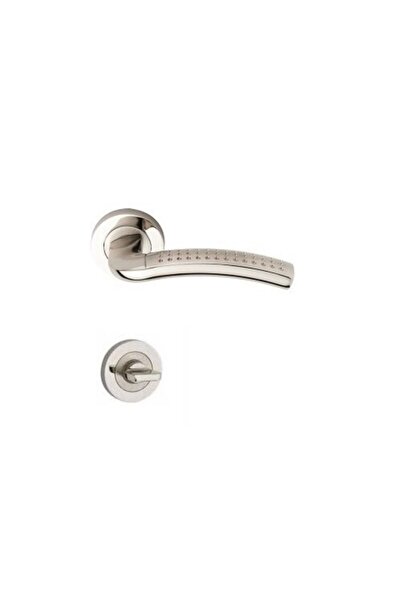 Sese Wc Rozetli Kapı Kolu Nikel-inox 200-74rw-21/53