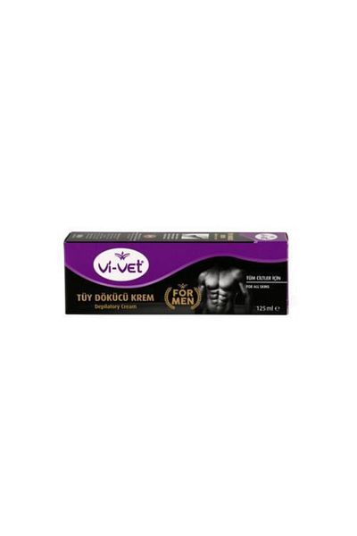 Vi-vet Men's Cream Hair Remover - Vi Vet 125 ml