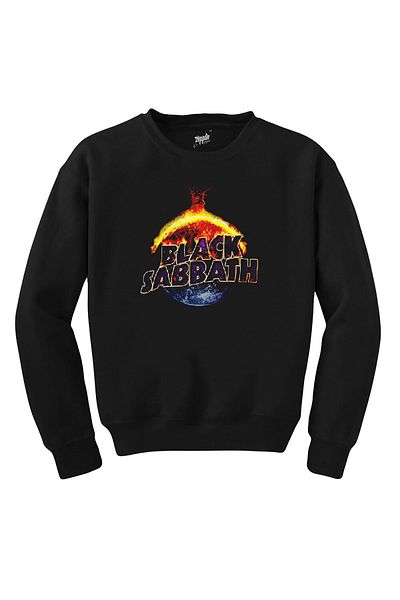 Z zepplin Black Sabbath World Black Sweatshirt